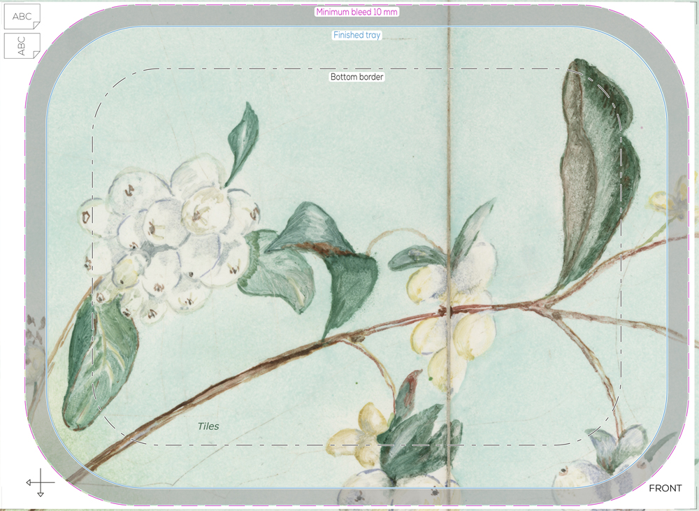 tray tiles twighs 27x20cm
