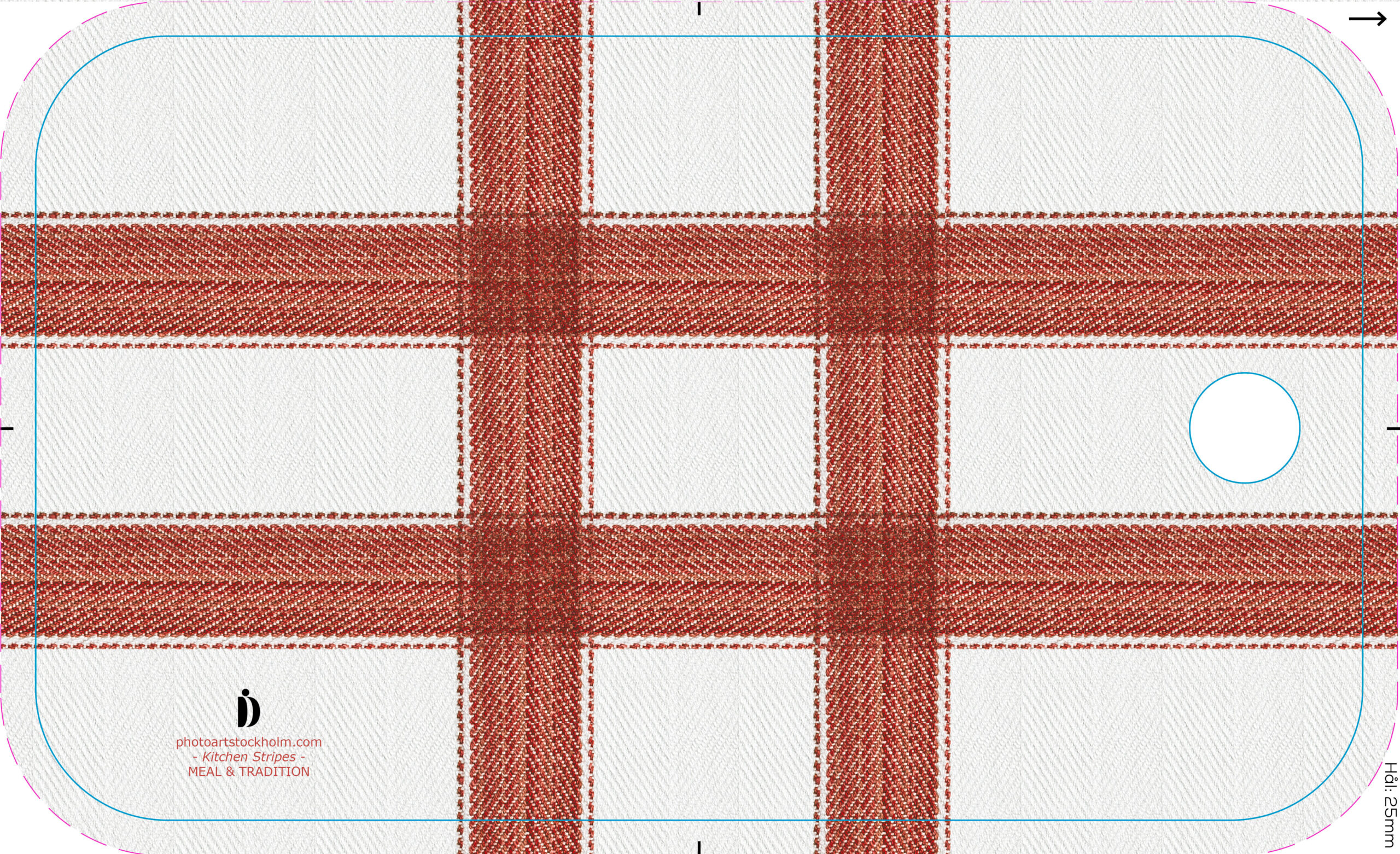 web prod 306 mt stripes red board birch d sided 34x20 hole bf303420 front 20feb26